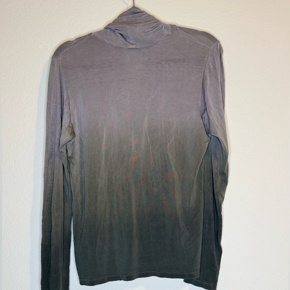 Lynn Ritchie Moody Two Tone Sheer Turtleneck Top - Picture 6 of 10